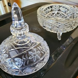 Crystal candy dish